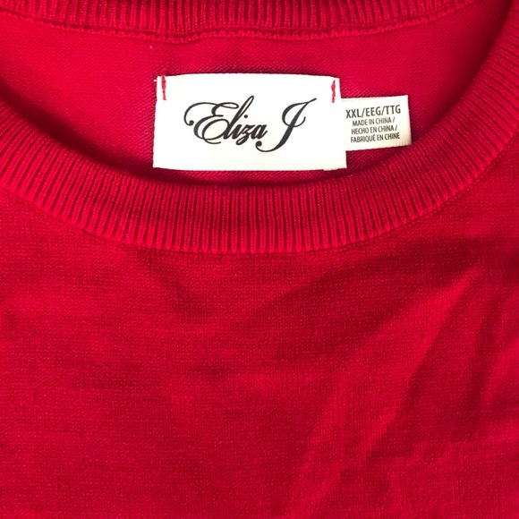 Eliza J. Fit & Flare Sweater Dress - Picture 5 of 8